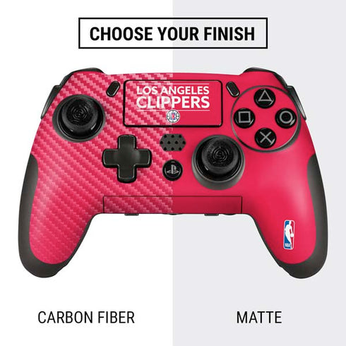 NBA Los Angeles Clippers Standard Red PlayStation Scuf Vantage 2 Controller Skin